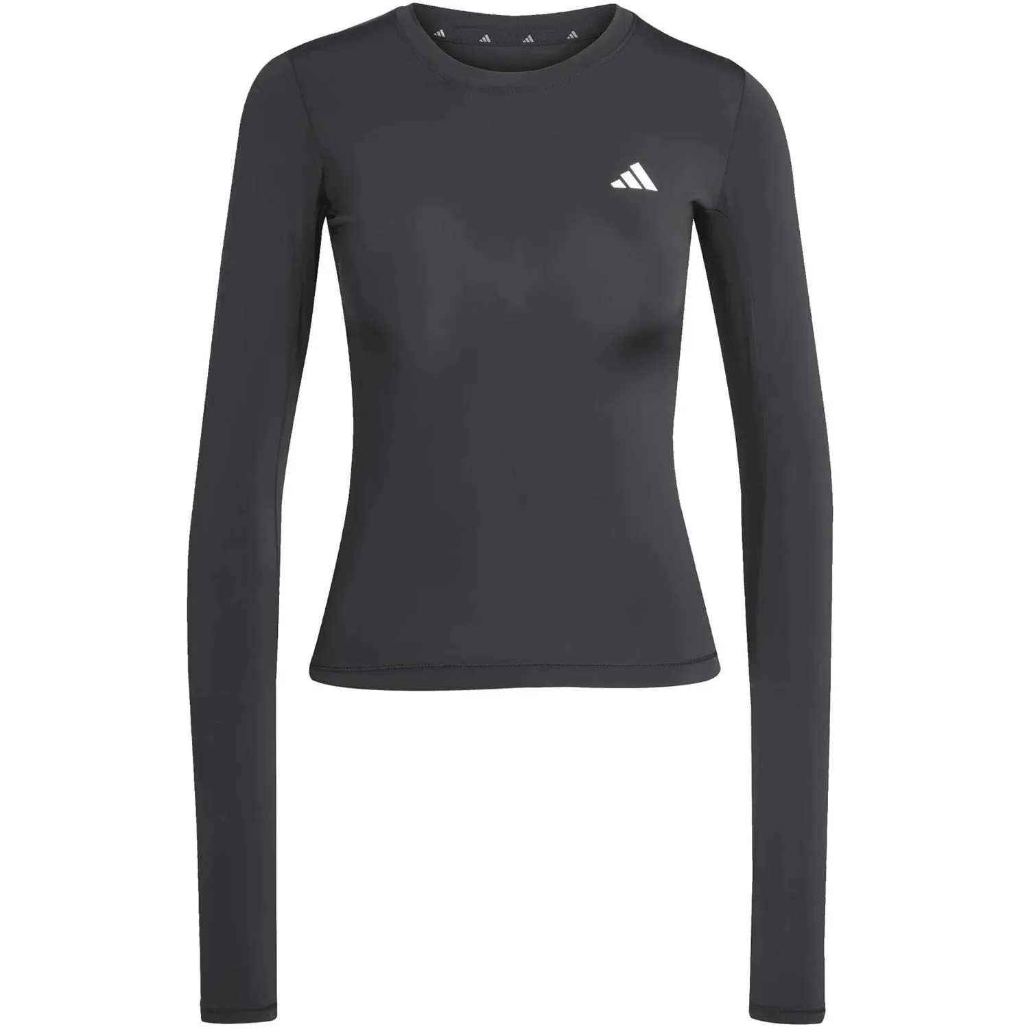 adidas - Womens Power Essentials Cotton Long Sleeve T-Shirt - Image 3